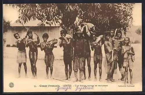 AK Lékéti, Une bonne capture en morceaux, Afrikanische Jäger