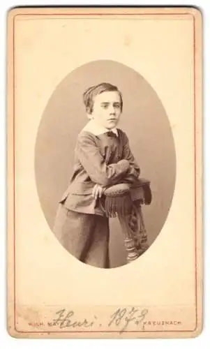 Fotografie Wilh. Mayr, Kreuznach, Salinen-Promenade, Henri Rüffer im Jahr 1873