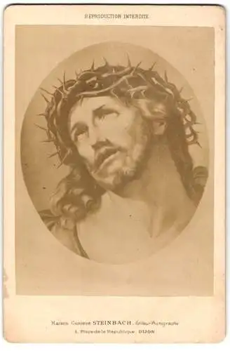 Fotografie Steinbach, Dijon, Gemälde: Jesus Christus