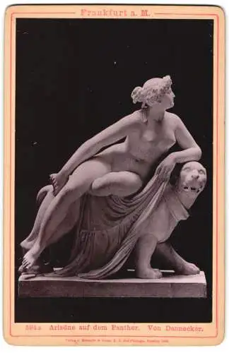 Fotografie Römmler & Jonas, Dresden, Statue: Ariadne auf dem Panther, von Dannecker