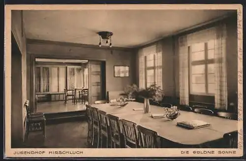 AK Storkow / Mark, Jugendhof Hirschluch, Die güldne Sonne