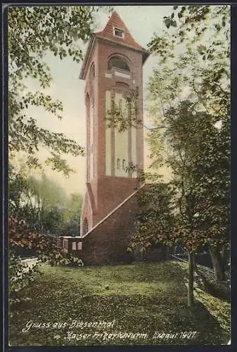AK Biesenthal / Mark, Kaiser Friedrichsturm, Erbaut 1907