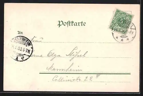 AK Worms Lutherdenkmal