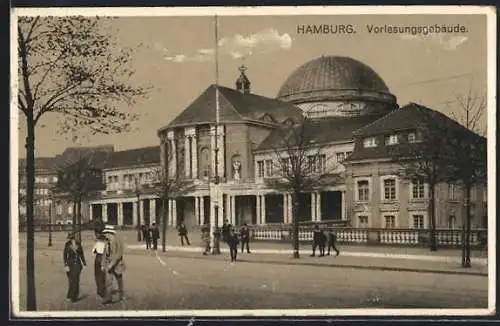AK Hamburg-Rotherbaum, Blick auf Vorlesungsgebäude der Universität