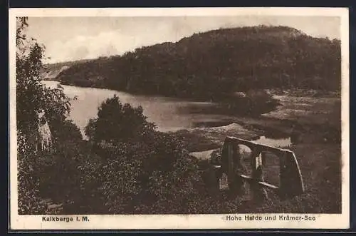 AK Kalkberge /Mark., Hohe Haide und Krämer-See