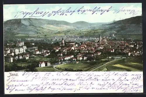 AK Jena, Gesamtansicht aus der Vogelschau