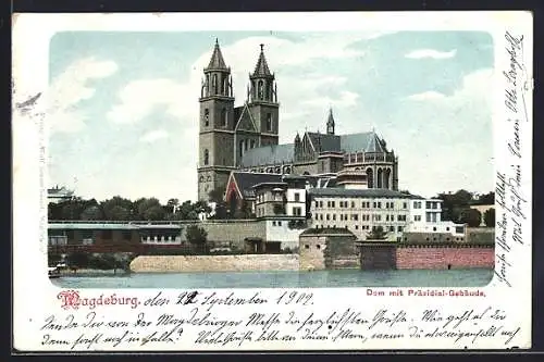 AK Magdeburg, Dom mit Präsidial-Gebäude