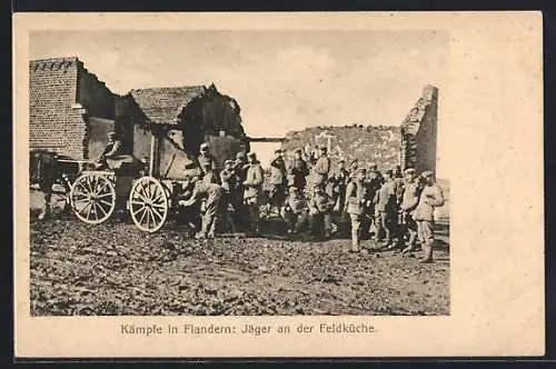 AK Jäger an der Feldküche