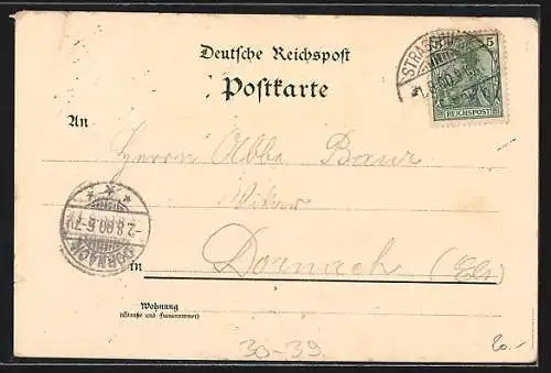 Lithographie Soldaten in Uniformen bei der Verhütung eines Dammbruchs