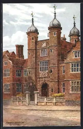 Künstler-AK A. R. Quinton: Guildford, Abots Hospital