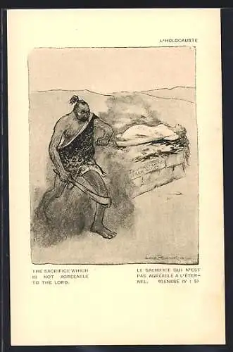 Künstler-AK Louis Raemaekers: The Sacrifice Which