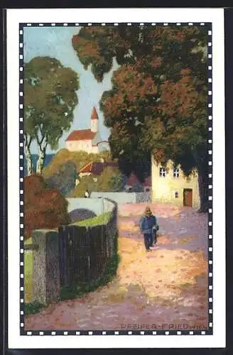 Künstler-AK Meissner & Buch (M&B) Nr. 2082: Sonnige Lage