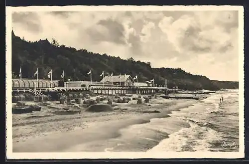 AK Rauschen /Ostsee, Abend am Strande