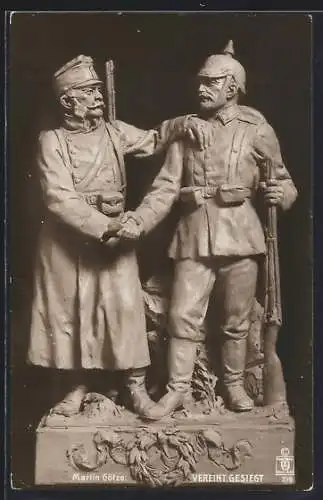AK Deutscher und Österreichischer Soldat, Vereint gesiegt, Zweibund