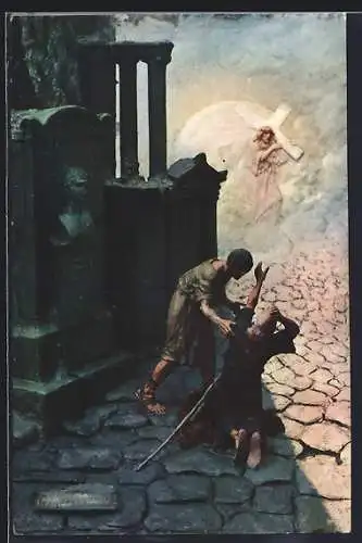 Künstler-AK Domenico Mastroianni: Quo Vadis, Domine