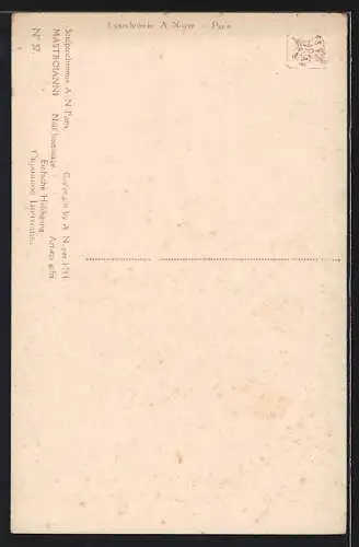 Künstler-AK Domenico Mastroianni: Naif hommage