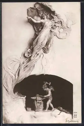 Künstler-AK Domenico Mastroianni: The Heartsmith