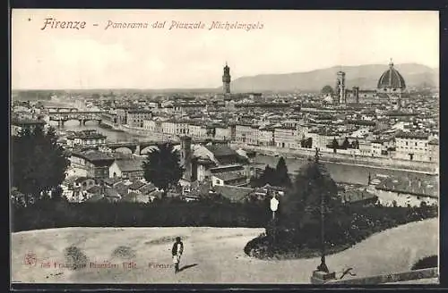 AK Firenze, Panorama dal Piazzale Michelangelo