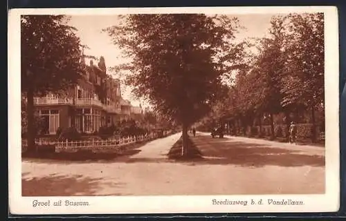 AK Bussum, Brediusweg b. d. Vondellaan