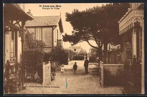 AK Lion-sur-Mer, Groupe de Villas