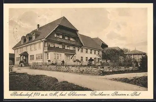AK Birkendorf, Gasthaus u. Pension zur Post