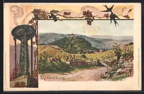 AK Rothenberg / Stuttgart, Totalansicht