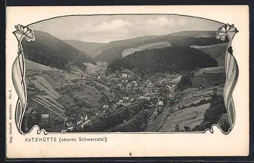 AK Katzhütte, Panorama mit Schwarztal