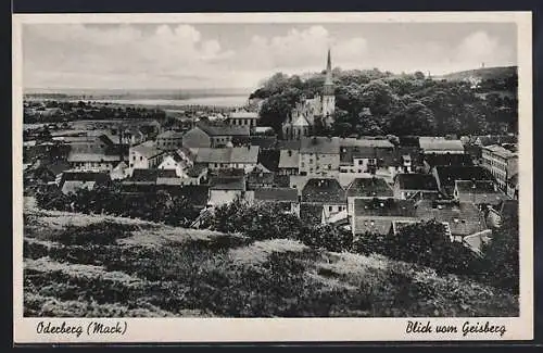 AK Oderberg / Mark, Panoramablick vom Geisberg