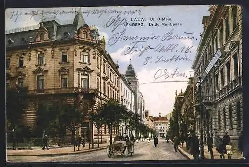 AK Lemberg, Dritte Mai-Gasse, Strassenpartie