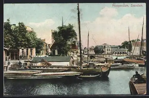 AK Zaandam, Hoogendam, Hafenpartie