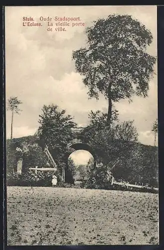 AK Sluis, Oude Stadspoort, L`Ecluse, La vieille porte de ville