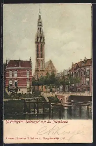 AK Groningen, Radesingel met St. Josephkerk