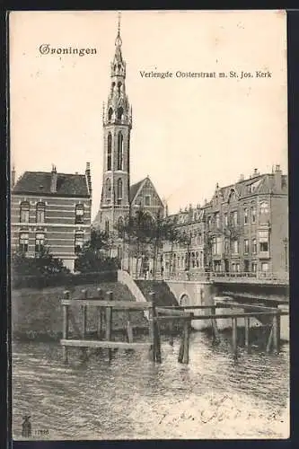 AK Groningen, Verlengde Oosterstraat m. St. Jos. Kerk