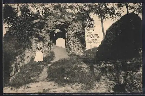 AK Sluis, Oude Westpoort, L`Ecluse, La vieille porte oueste