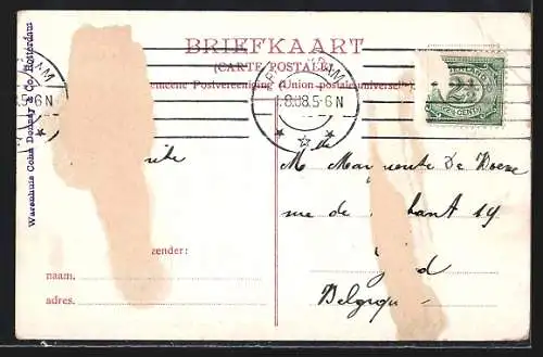 AK Rotterdam, Beursplein met Postkantoor