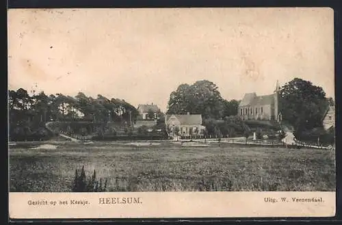 AK Heelsum, Gezicht op het Kerkje