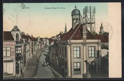AK Almelo, Groote Straat N. Eind.