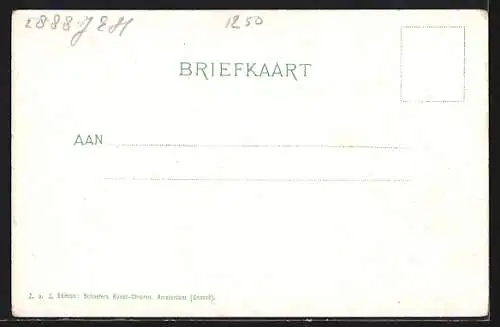 AK Zaandam, Zuiddijk, Plantsoen