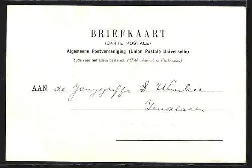 AK Almelo, Groote Straat Nieuwe eind, Passepartout