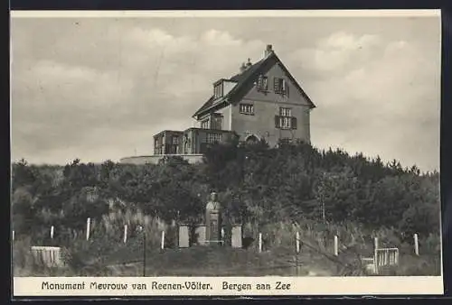 AK Bergen aan Zee, Monument Mevrouw van Reenen-Völter
