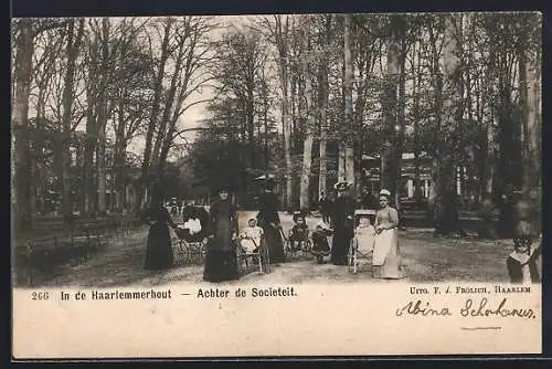 AK Haarlem, In de Haarlemmerhout, Achter de Societat