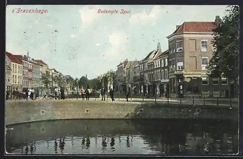 AK s` Gravenhage, Gedempte Spui