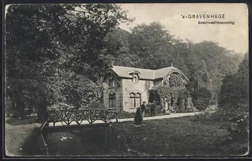 AK `s-Gravenhage, Boschwachterswoning