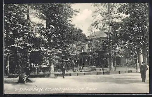 AK `s-Gravenhage, Societeitsgebouw i. h. Bosch