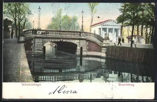 AK `s Gravenhage, Boschbrug