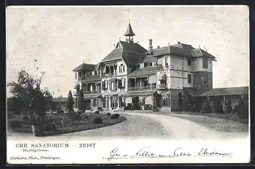 AK Zeist, Chr. Sanatorium, Hoofdgebouw