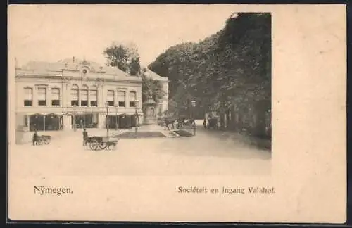 AK Nymegen, Sociéteit en ingang Valkhof