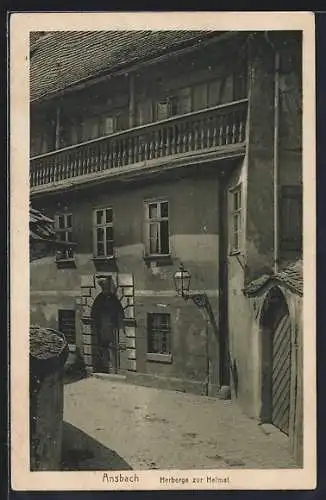 AK Ansbach / Mfr., Herberge zur Heimat