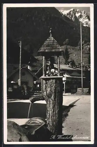 AK Obergrainau, St. Wendelinbrunnen