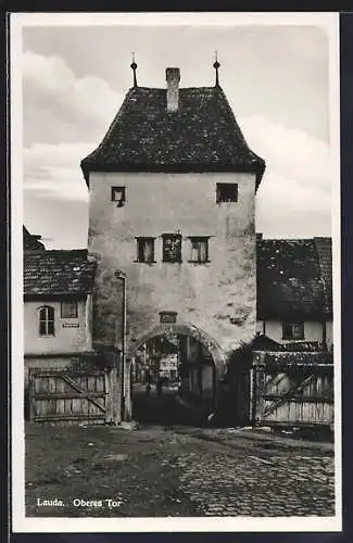 AK Lauda, Strassenpartie am Oberen Tor